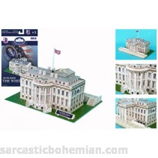 Liberty Imports 3D Puzzle DIY Model Set | Worlds Greatest Architecture Jigsaw Puzzles Building Kit White House White House B00FM6C3ZW